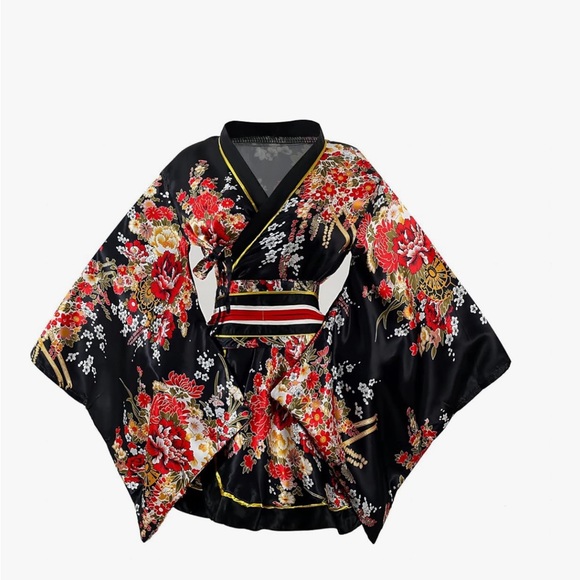 Unbranded Other - Floral Kimono Robe with Belt